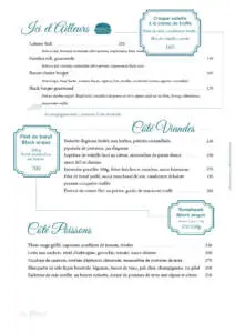 Menu Le Béret Casablanca August 2023 281514-111400