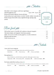 Menu Le Béret Casablanca August 2023 271514-138400