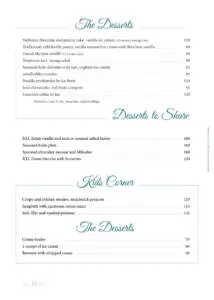 Menu Le Béret Casablanca August 2023 451414-241100