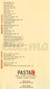 catanzaro menu restaurant italien gueliz 2022 2