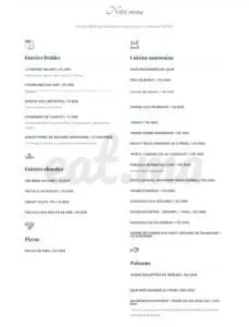 Menu Le Cuistot Traditionnel Casablanca August 2023 453813-763700