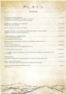 Menu Le Douar Marrakech August 2023 182217-629600