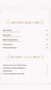 la gatsby menu restaurant casablanca 2022 9
