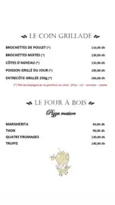 Menu Le Grand Bazar Marrakech December 2024 314908-773600
