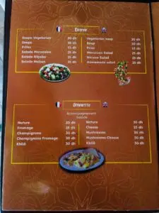 Menu Le Jardin Ben Youssef Marrakech August 2024 460508-473700