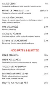Menu LE KIMMY’Z Casablanca August 2023 313012-471300
