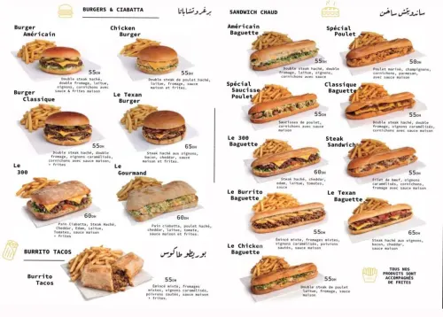 Menu de Le Maitre Du Sandwich
