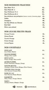 Le Marly Casablanca Menu 4