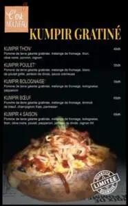 menu le merisier restaurant rabat 1