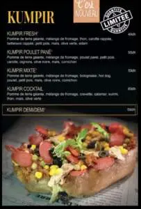 menu le merisier restaurant rabat 2