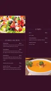 menu le passage cafe restaurant a marrakech 1