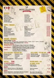 Les menus · 3