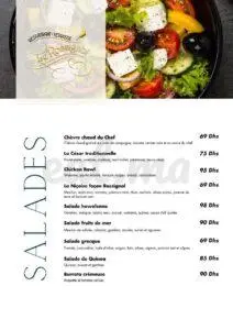 Menu Le Rossignol Casablanca December 2024 344808-759500