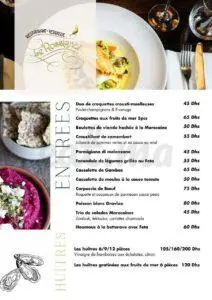 Menu Le Rossignol Casablanca December 2024 344808-859500