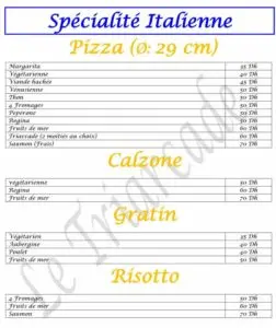 Les menus · 3