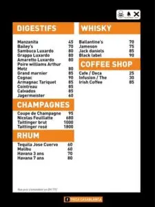 Les menus · 3