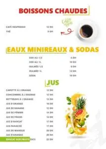 les 2 freres menu restaurant marrakech 4