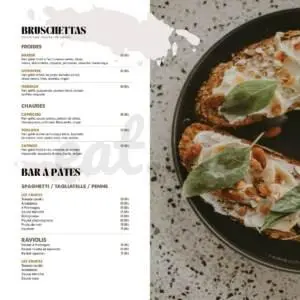 Les menus · 4