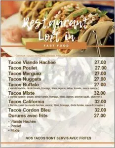 loftin oujda menu 17