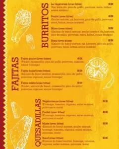 los burros menu 1