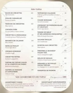 Menu Lounge Casa Emma Rabat June 2023 323820-330300