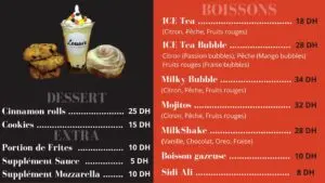 Les menus · 4