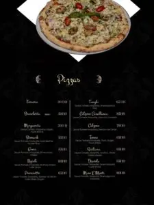 menu luigi palmier casablanca 1