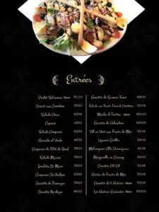 menu luigi palmier casablanca 4