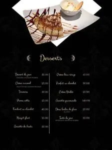 menu luigi palmier casablanca 9