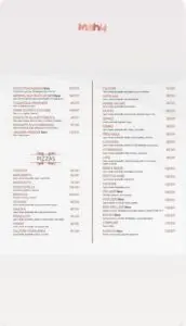 Les menus · 1