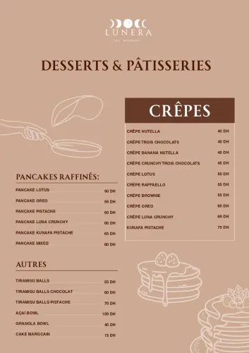 Menu de lunera 9 à Marrakech — page 11