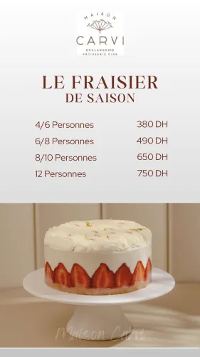 Menu de Maison Carvi à Casablanca — page 5