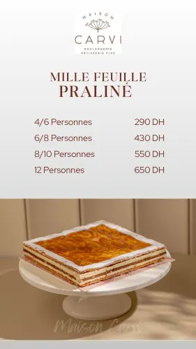 Menu de Maison Carvi à Casablanca — page 8