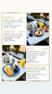 Menu Maison Honoré Marrakech June 2023 341221-830400