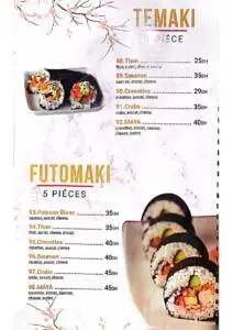Menu Maya sushi Rabat June 2023 462215