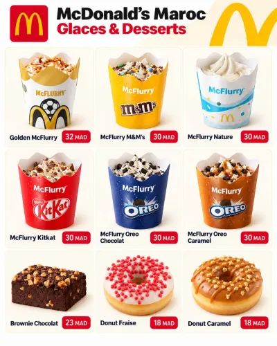 Menu de McDonald's