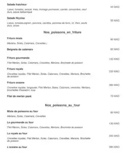 Les menus · 6