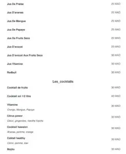 Les menus · 4
