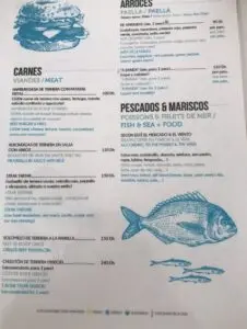 Les menus · 2