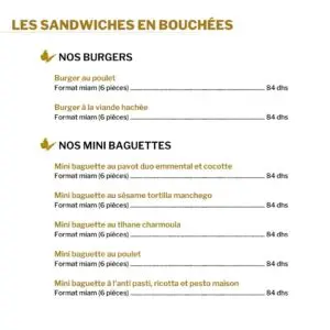 Miam Rabat Menu Restaurant 5