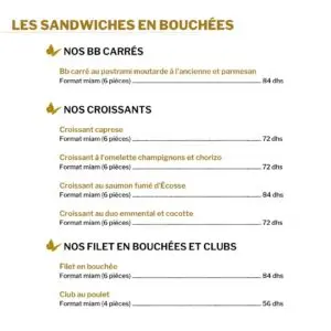 Miam Rabat Menu Restaurant 1
