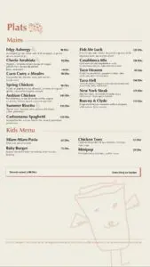 menu milk honey restaurant a casablanca 3
