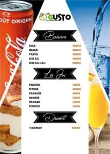 menu mio gusto restaurant marrakech badii 5
