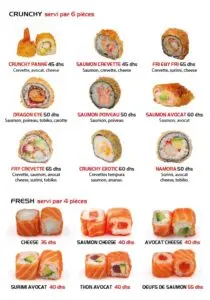 Menus · 8