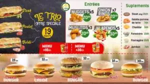 Menu mistral club Oujda