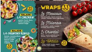Menu mistral club Oujda