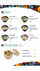 Les menus · 13