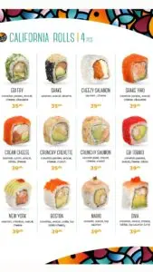 Les menus · 7