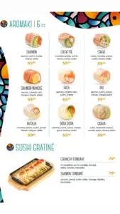 Les menus · 8