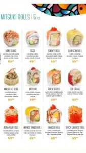 Les menus · 9